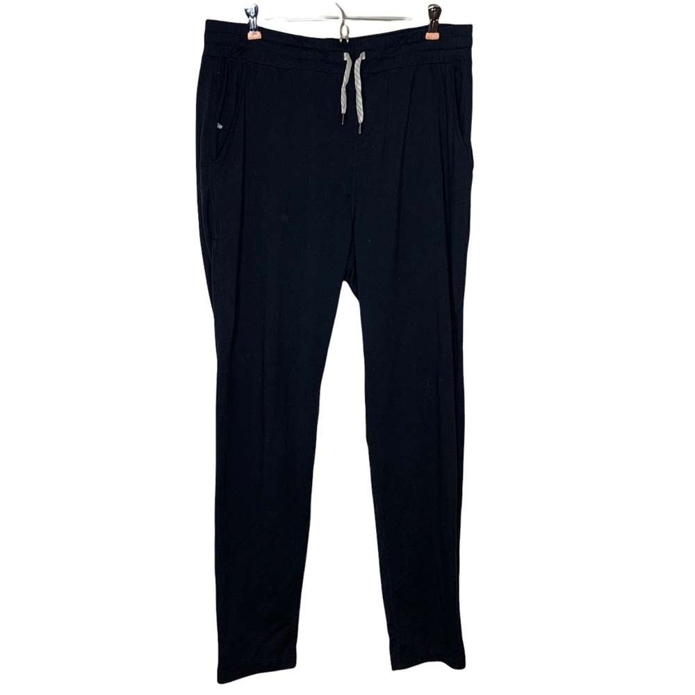 Vuori drawstring black jogger sweatpants